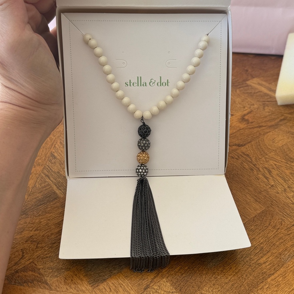 Stella & Dot Revival Tassel Necklace